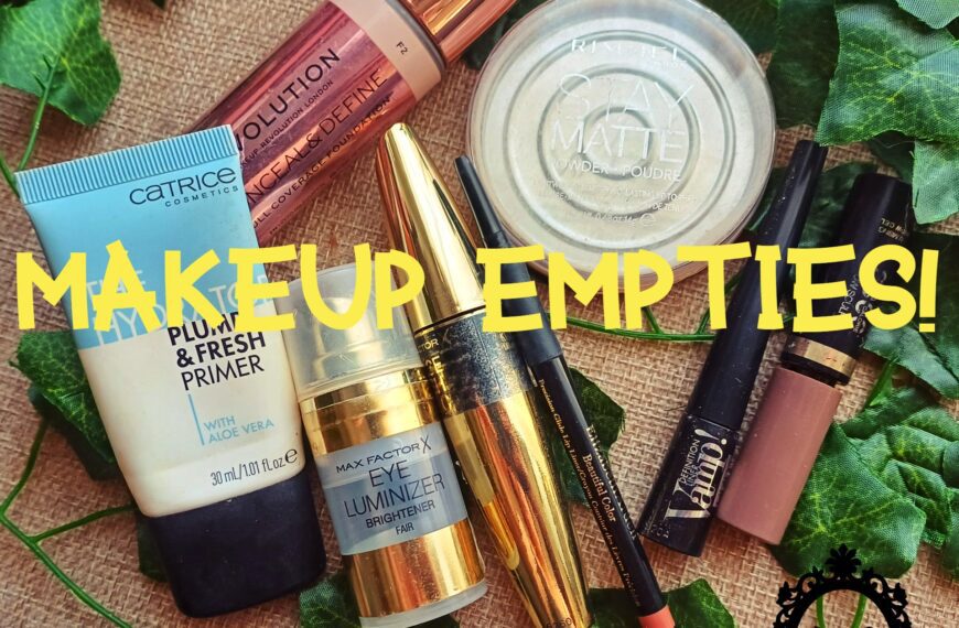 Άδειες συσκευασίες μακιγιάζ