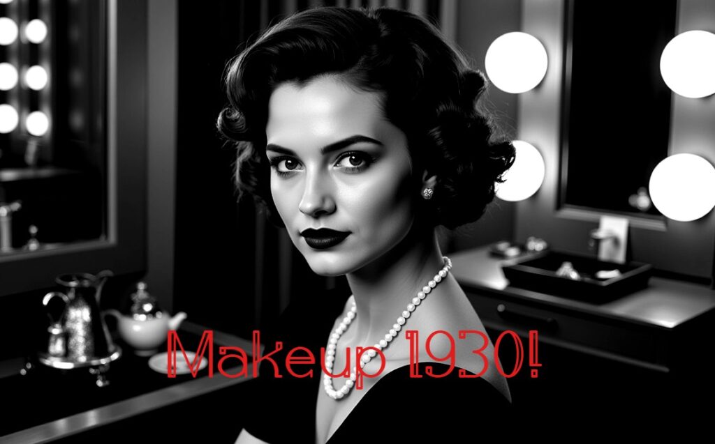 Makeup 1930! Vintage beauty!