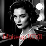 Makeup 1930! Vintage beauty!