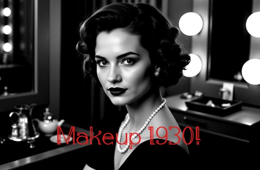 Makeup 1930! Vintage beauty!