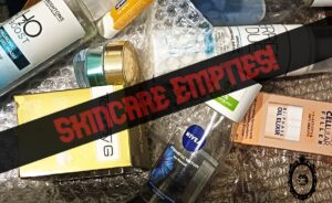 Skincare Empties! Face, Lips, Eyes.