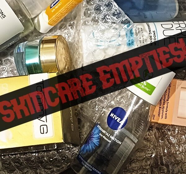 Skincare Empties! Face, Lips, Eyes.