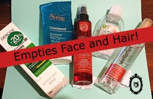 Empties Face and Hair! Άδεια προϊόντα Πρόσωπο και μαλλιά!