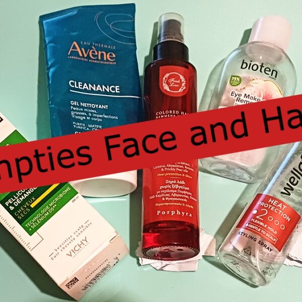 Empties Face and Hair! Άδεια προϊόντα Πρόσωπο και μαλλιά!